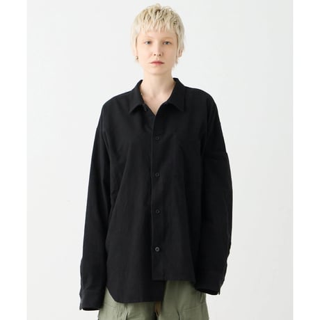 【VIRGOwearworks】ネルシャツ "ASURA CUT NEL SHIRTS" / BLACK