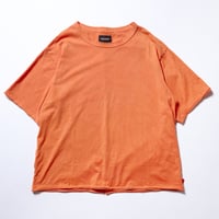 【VIRGOwearworks】 "PIGMENT WASH OVERSIZE TEE" / ORANGE