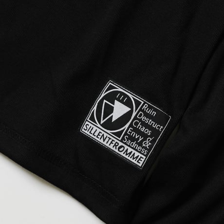 【SILLENT】パーカ "EVIDENCE -Plain Parka-" / BLACK