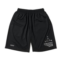 【VIRGOwearworks】ドライショーツ "Athletic shorts" / BLACK-WHITE
