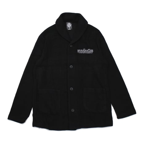 LOGO cardigan / BLACK