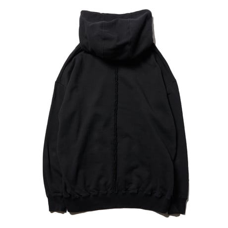 【VIRGOwearworks】パーカ "Organic sustainable collared hoodie" / BLACK