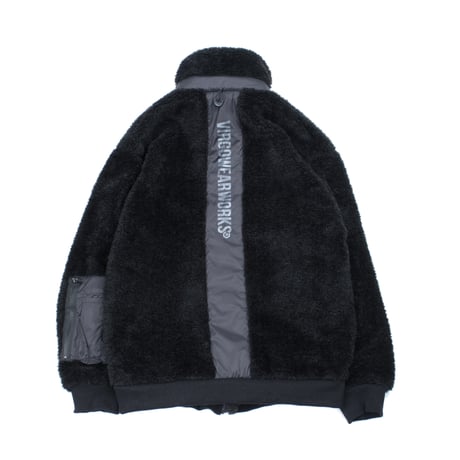 【VIRGOwearworks】ボアジャケット "BOA MIRAGE JACKET" / BLACK