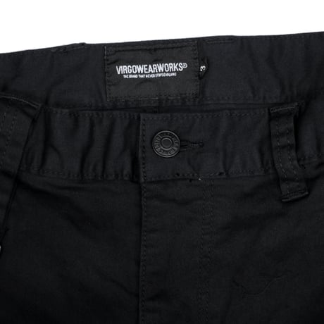 【VIRGOwearworks】カーゴパンツ "BAGGY D-CARGO RELOADED" / BLACK