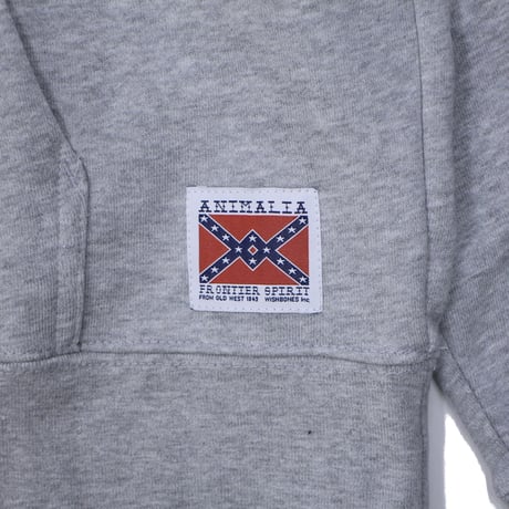 ANIMALIA パーカ "P/O HOODIE : EAGLE" / GRAY