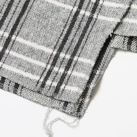 【SILLENT】ポンチョ"EVIDENCE -Extra Wide Poncho-" / GRAY CHECK