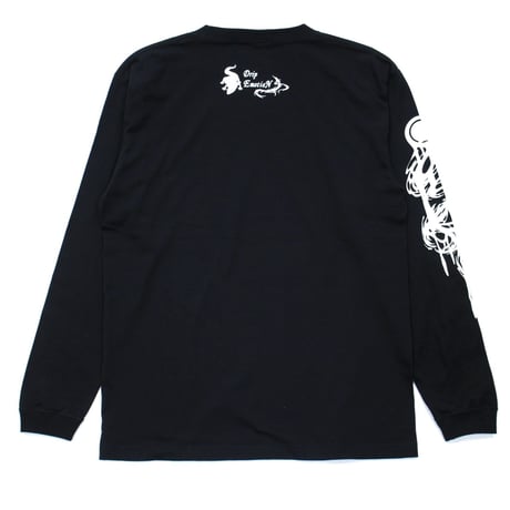 RISE UP LONG SLEEVE T-sh / BLACK