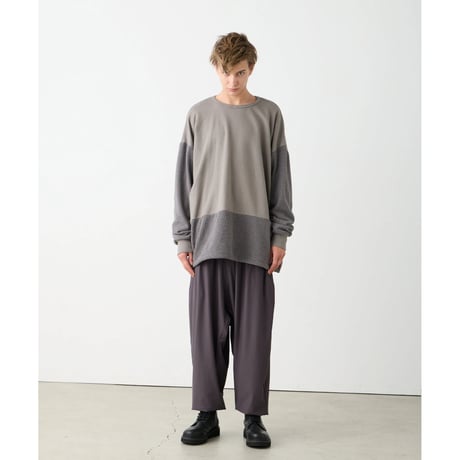 【VIRGOwearworks】スウェット "NEBULA HYBRID CREW SWT" / CHARCOAL