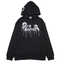 Drip LOGO HOODIE / BLACK