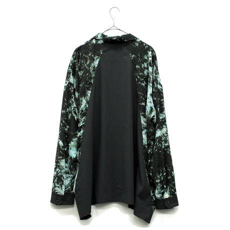 【USED】 VIRGOwearworks "Ebony flowers Shirt" / GREEN Size4(XL)