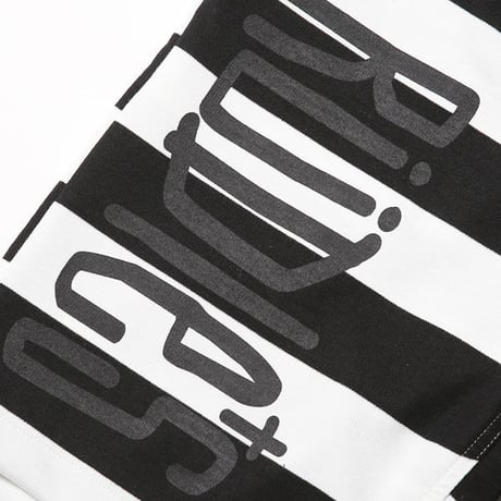 DRAWING BORDER SHORTS / BLACK