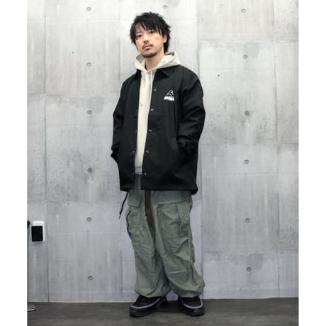 【SABBAT13】コーチジャケット "SPOOK LOGO COACH JKT" / BLACK
