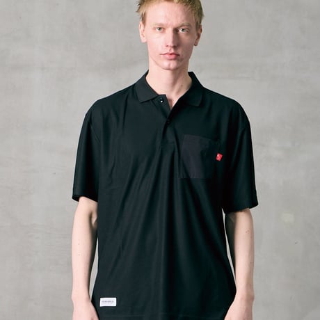 【VIRGOwearworks】  "DRY MOTION POLO" / BLACK