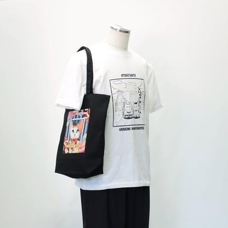 【STREET ARTS】トートバッグ "お菓子なネコトート"