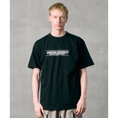 【VIRGOwearworks】 Tシャツ "VIRGO EMBOSS LOGO TEE" / BLACK