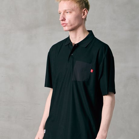【VIRGOwearworks】  "DRY MOTION POLO" / BLACK