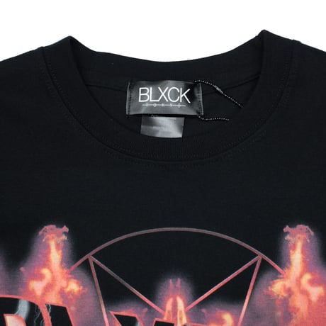 【BLXCK TOKYO】　Tシャツ "[CROP] BLXCK TO THE FUTER TEE" / BLACK