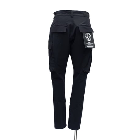 【VIRGOwearworks】 カーゴパンツ "SLIM MILITARY STRETCH CARGO" / BLACK