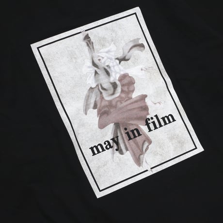 【may in film × STREET ARTS】Tシャツ "may in film Stage costume T-SHIRT" / BLACK