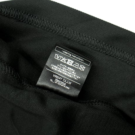 【VIRGOwearworks】  "DRY MOTION POLO" / BLACK