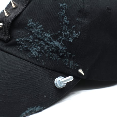 【BLXCK TOKYO】キャップ "Extra Damaged Dad Hat"