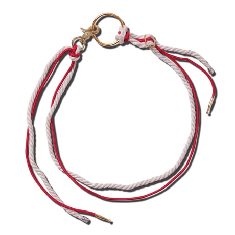 【ANIMALIA】ベルト "ROPE BELT" / RED