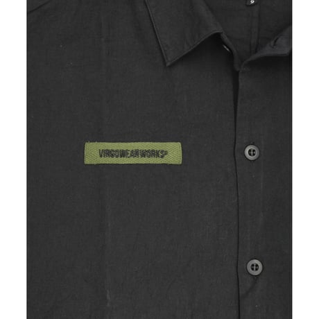 【VIRGOwearworks】シャツ "K-suit shirts" / BLACK