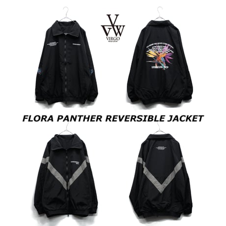 【VIRGOwearworks】リバーシブルジャケット "FLORA PANTHER REVERSIBLE JACKET" / BLACK