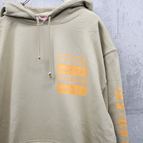 【PLMP】パーカ "BOX LOGO PARKA" / BEIGE