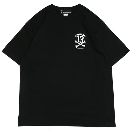 【SABBAT13】 Tシャツ "13X-BONE T" / BLACK