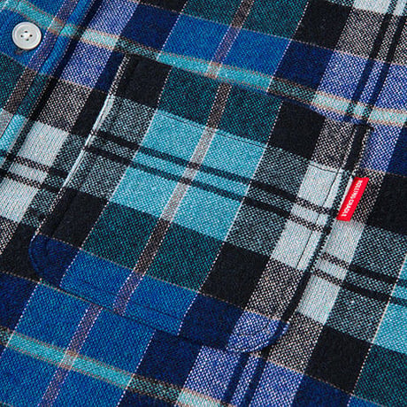 【ROLLING CRADLE】チェックシャツ "CHECK SHIRT" / BLUE