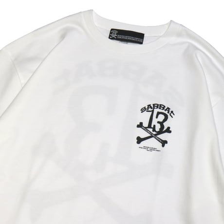 【SABBAT13】 Tシャツ "13X-BONE T" / WHITE