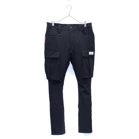 【VIRGOwearworks】 カーゴパンツ "SLIM MILITARY STRETCH CARGO" / BLACK