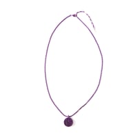 【PLMP】ネックレス "PLMP CIRCLE NECKLACE" / PURPLE
