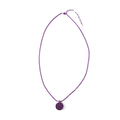 【PLMP】ネックレス "PLMP CIRCLE NECKLACE" / PURPLE