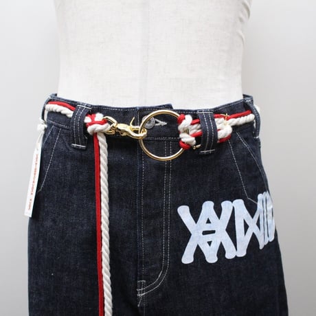 【ANIMALIA】ベルト "ROPE BELT" / RED