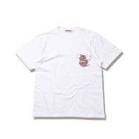 ANIMALIA Tシャツ "DRAGON -Pocket S/S" / WHITE