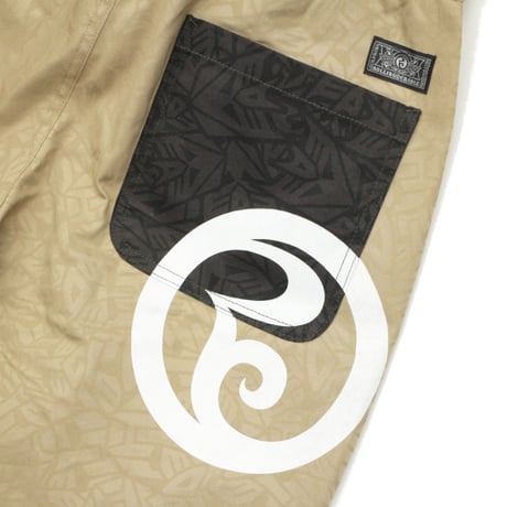 RC×TRANSFORMERS CYBERTRON VS DESTRON SHORTS / BEIGE