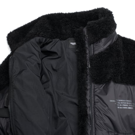 【VIRGOwearworks】ボアジャケット "BOA MIRAGE JACKET" / BLACK