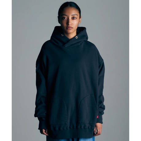 【VIRGOwearworks】パーカ "Organic sustainable collared hoodie" / BLACK
