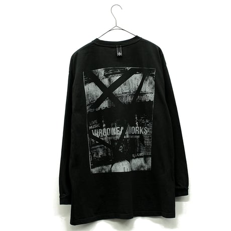 【USED】 VIRGOwearworks "BACK IMPACT LONGSLEEVE" / BLACK Size5(XXL)