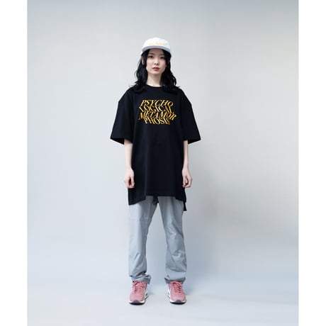 【PLMP】Tシャツ "MEANDRERING TEES" / BLACK