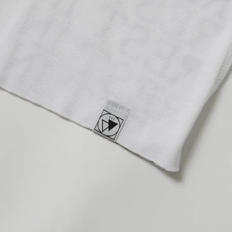 【SILLENT FROM ME】ロング丈カットソー "R.I.P -Long Length Cutsew-" / WHITE