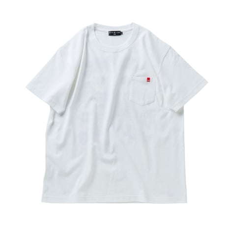 【HEDWiNG】Ｔシャツ "Pocket "MOJYAPON" T-Shirt" / WHITE
