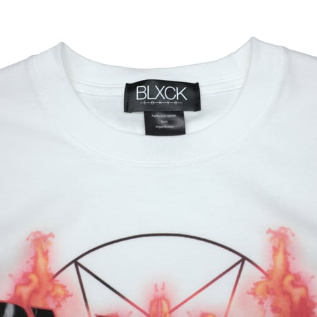【BLXCK TOKYO】　Tシャツ "[CROP] BLXCK TO THE FUTER TEE" / WHITE