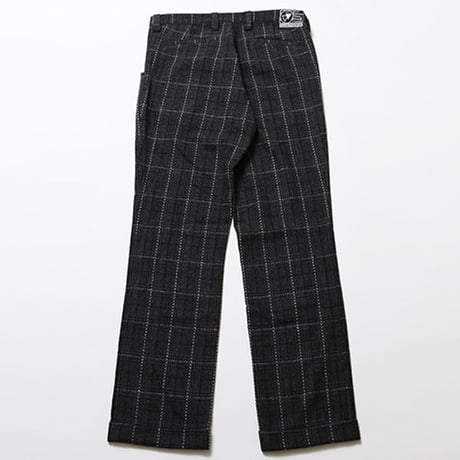 【SILLENT FROM ME】スラックス "KNOWLEDGE -Wool Slacks-" / BLACK