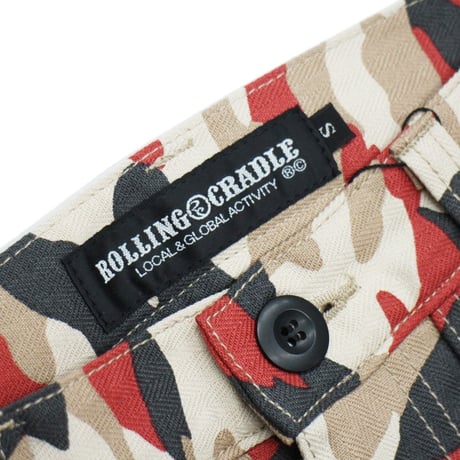 BIG POCKET SHORTS / RED