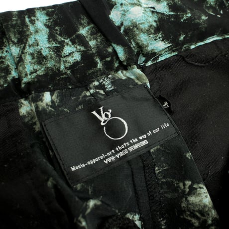 【USED】 VIRGOwearworks "Ebony flowers pants" / GREEN Size4(XL)