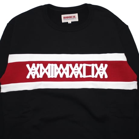 ANIMALIA クルースウェット "Club Sweat" / BLACK