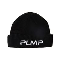 【PLMP】ニットキャップ "PLMP LOGO KNIT CAP" / BLACK